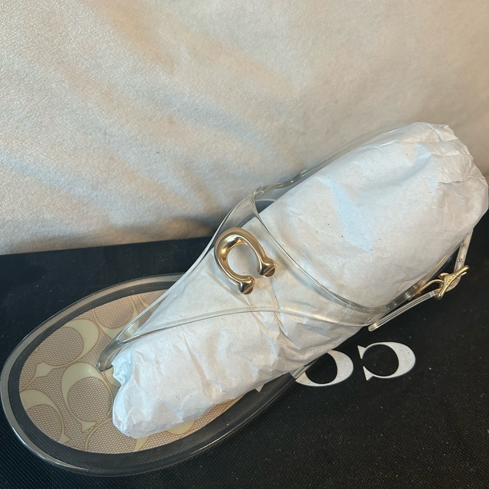 Women’s size 6 Coach slides. BRAND NEW. - Picture 2 of 3